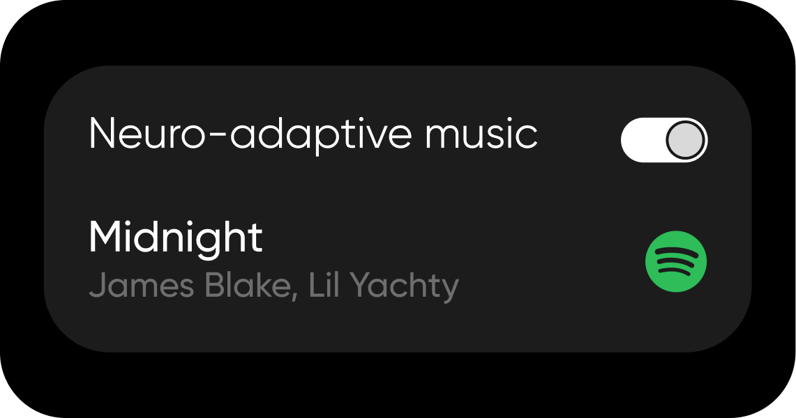 Neuro-adaptive music